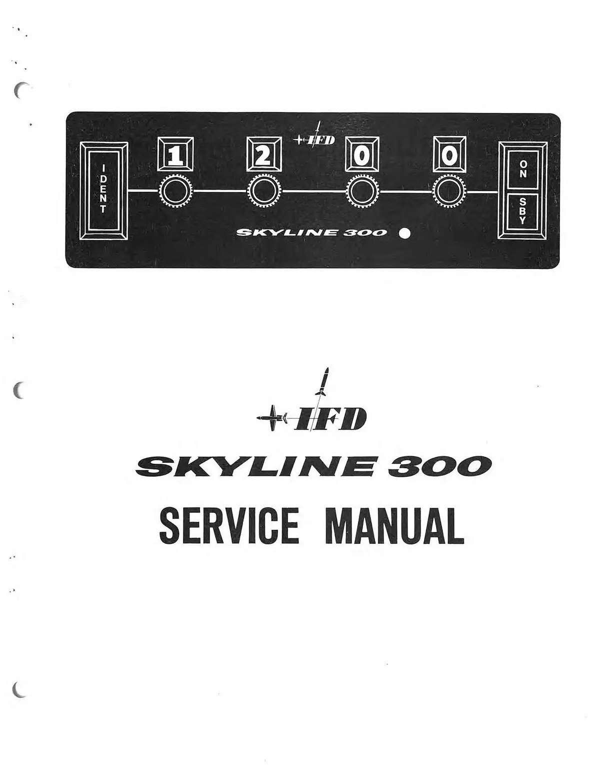Ifd Skyline 300 Transponder Maintenance Manual (If300-M-C) 1