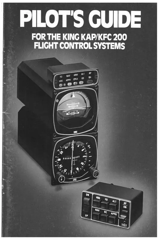 King Kap-Kfc 200 Flight Control Sys Pilot's Guide (Kikapkfc200pg) 1