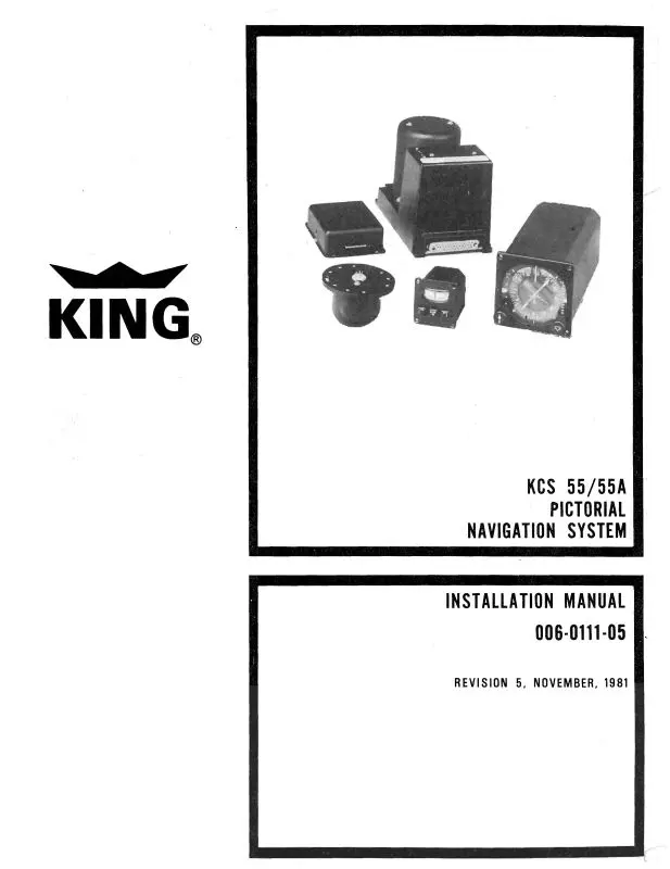 King Kcs 55-55A (Ki 525) Nav Sys Installation Manual (006-0111-02) 1