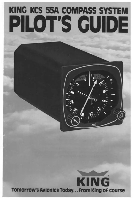 King Kcs 55A Compass System Pilot's Guide (Kikcs55a-Pg) 1
