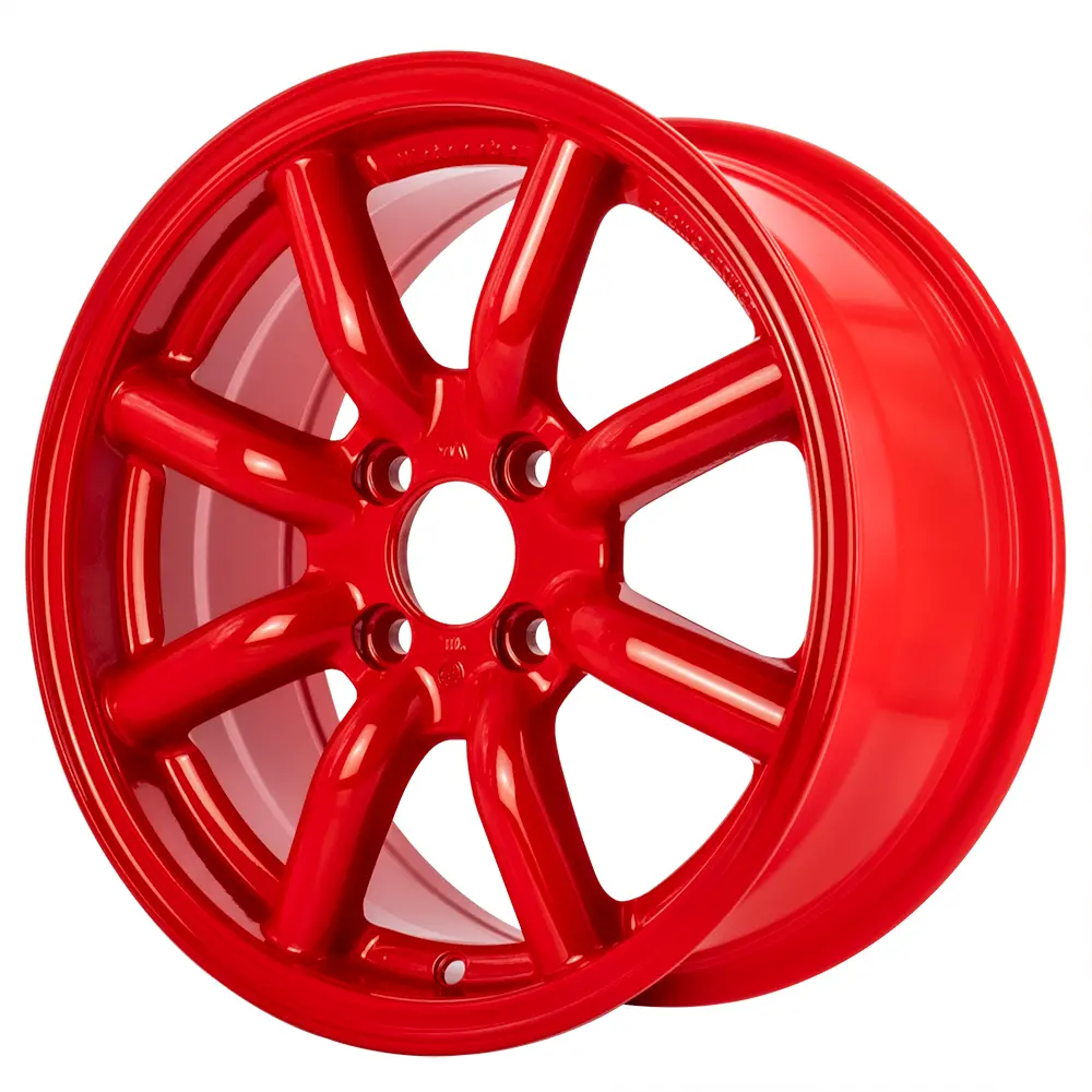 Wheels 15 X 7.0 4X100, Red Gloss Rim 1