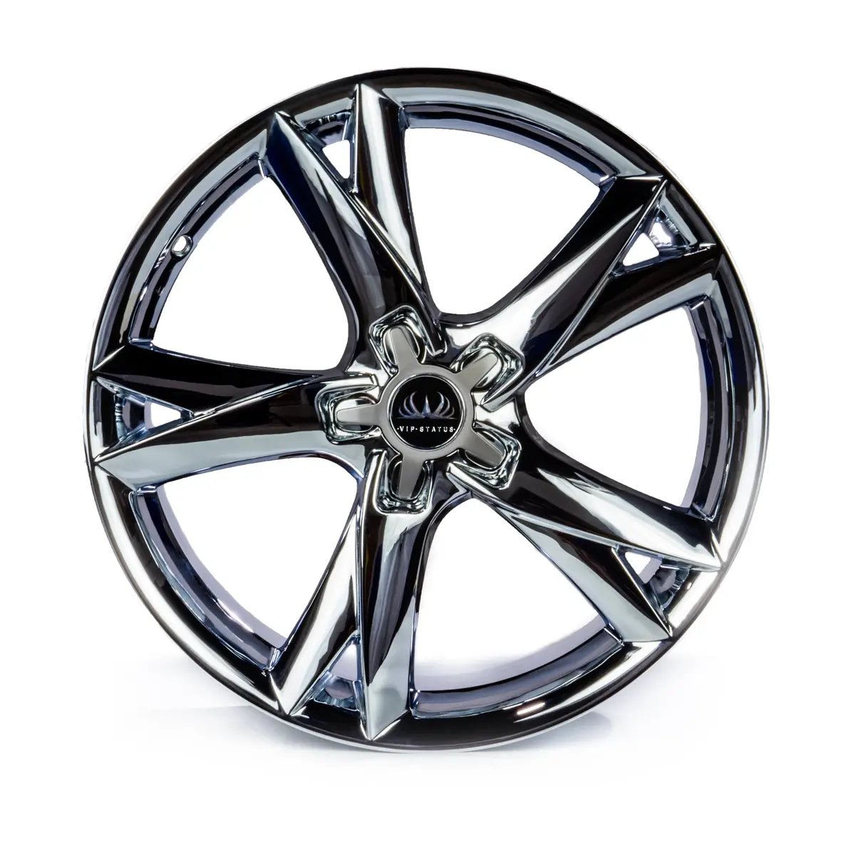 19X8.5 5X100 Chrome 1 Pc Wheel For Toyota, Subaru, Mazda 1