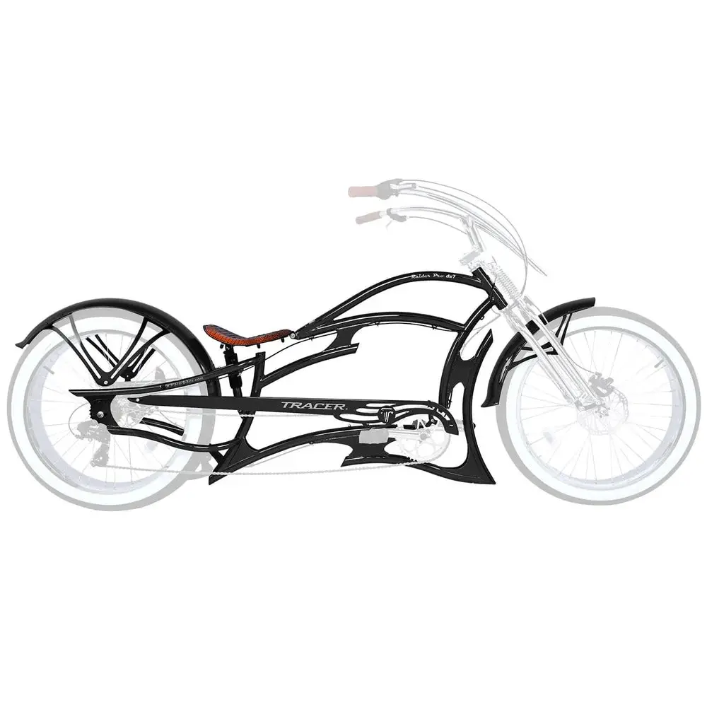 Tracer Fm-Raider-7 26" Stretch Cruiser Bikes Steel Frame 1