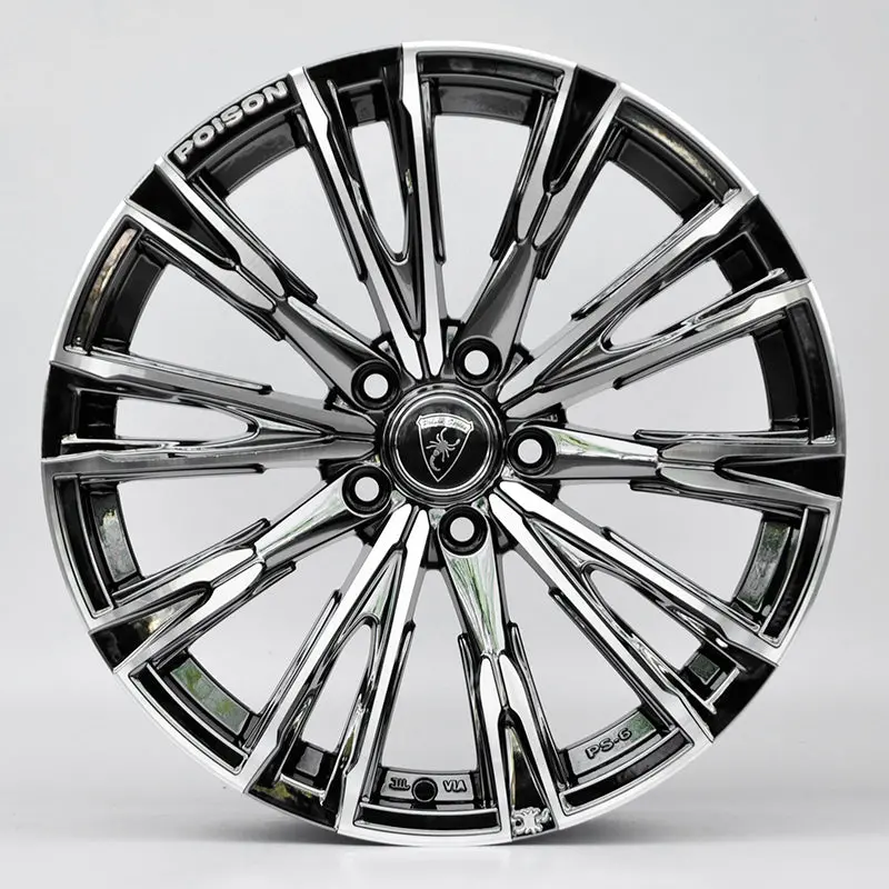 Wheel 18 X 8.0 5X112 Black Machine Face 1 Pc 1