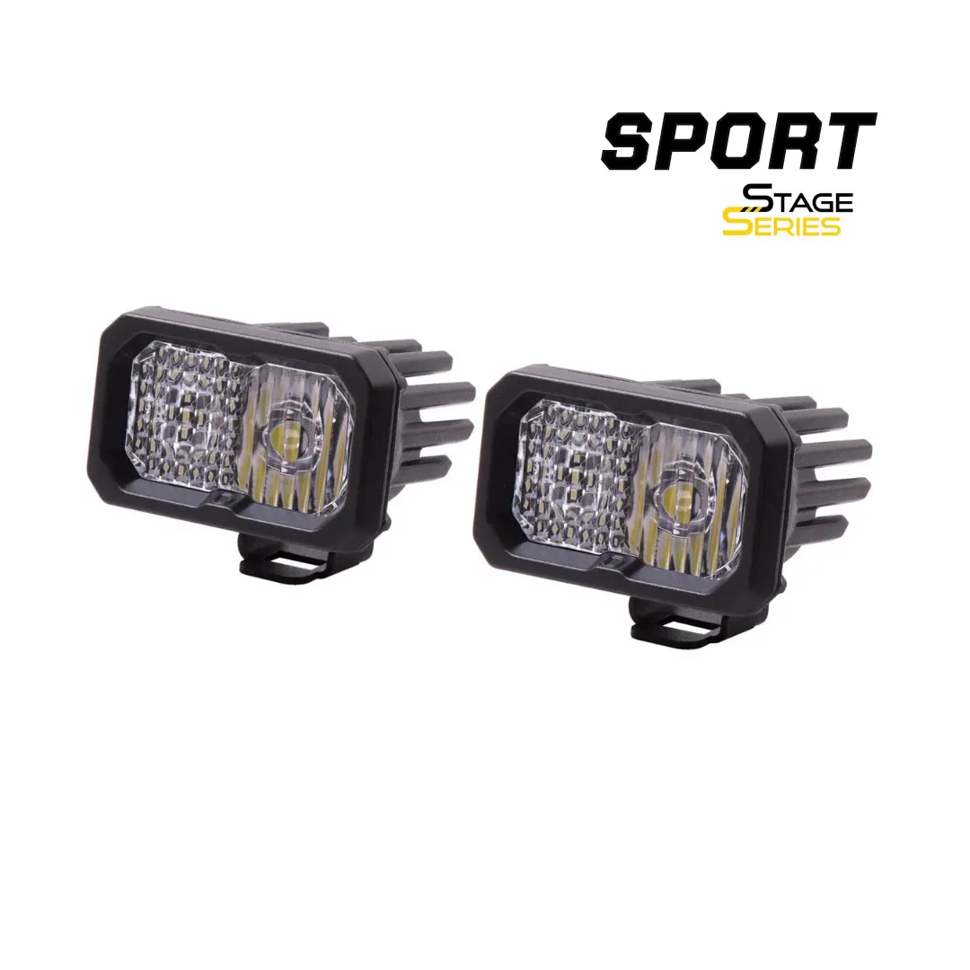Ssc2 Sae/Dot White Sport Standard Led Pod (Pair) 1