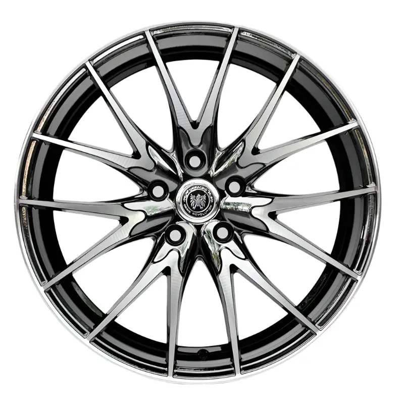 Pallas Wheels 17 X 7.5 4X114.3 Matt Black Machine Face 1 Pc 1