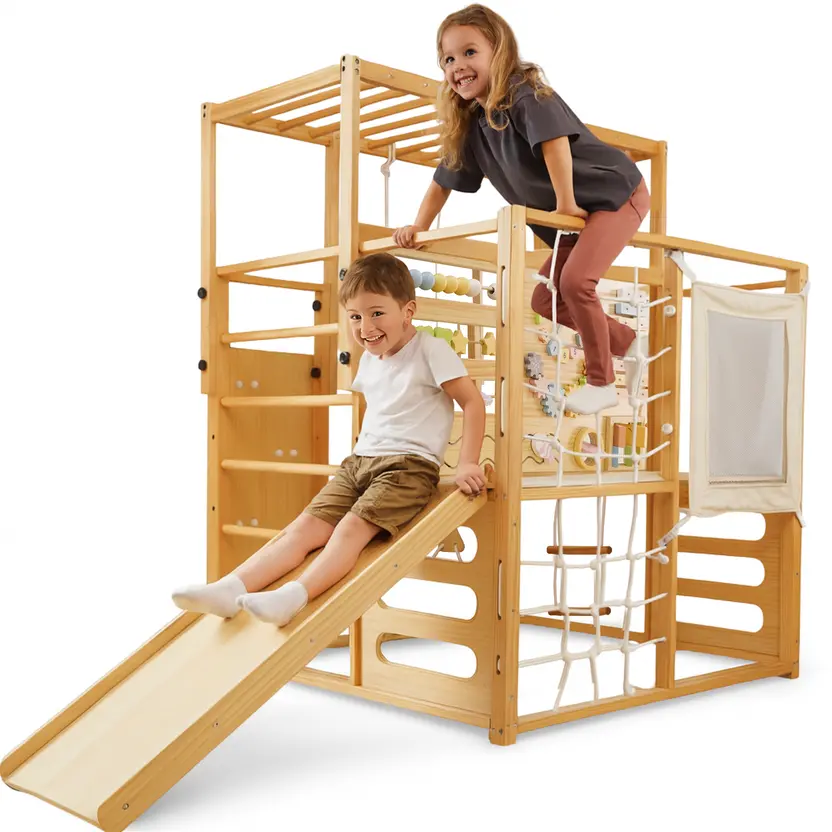 Avenlur | Alpine Adventure Indoor Play Gym – Climber, Slide & Kids Activity Set 1