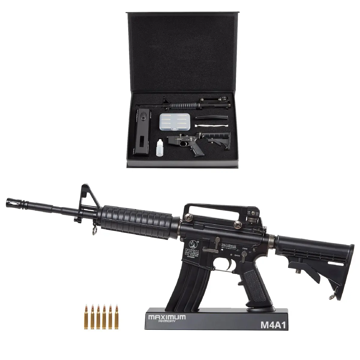 M4a1 - Black - Maximum Armory Licensed Miniature Model - 1:2.05 Scale 1