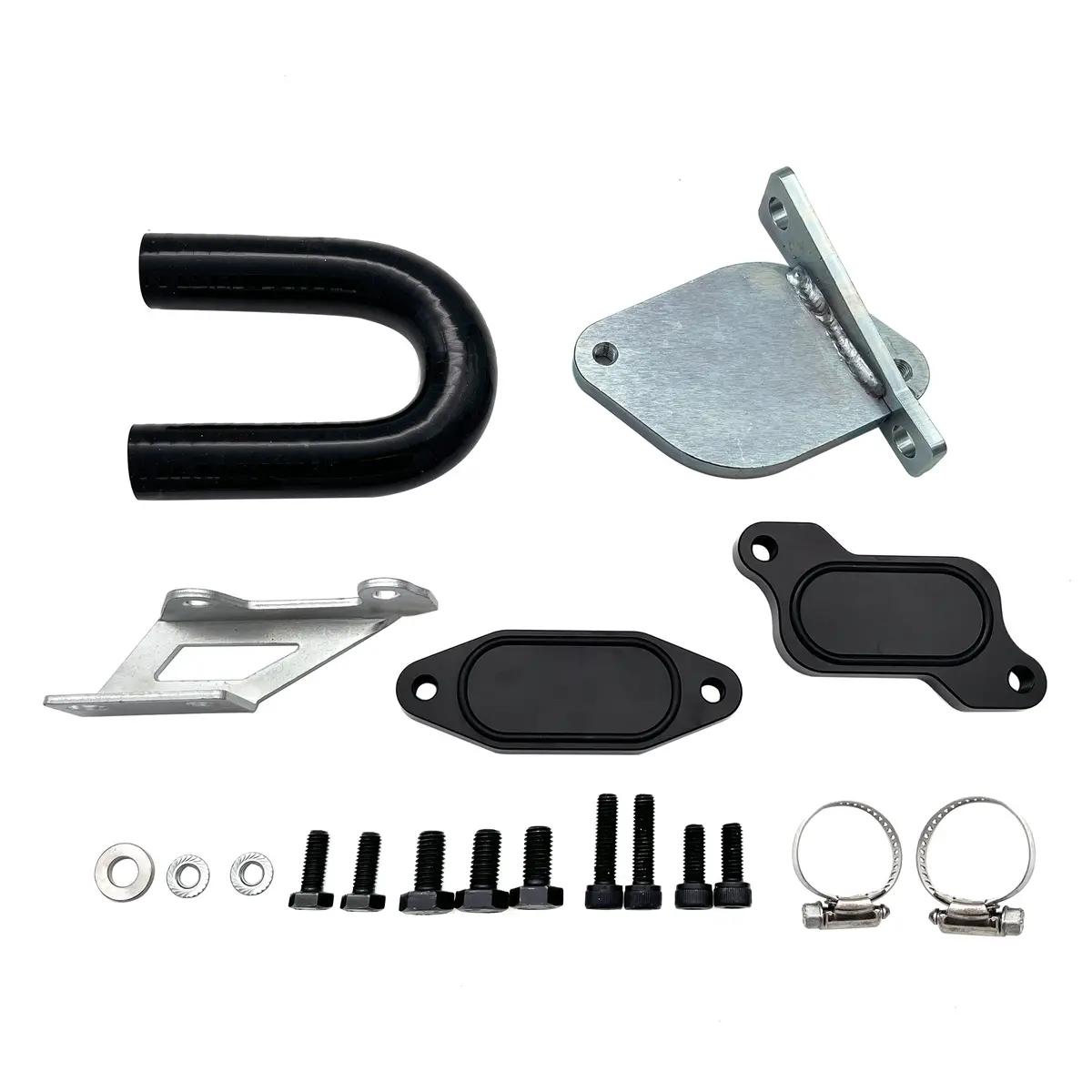 Trucktok 2007-2010 6.6L Chevy Gmc  Lmm Duramax Egr Valve Cooler Delete Kit Fit 1