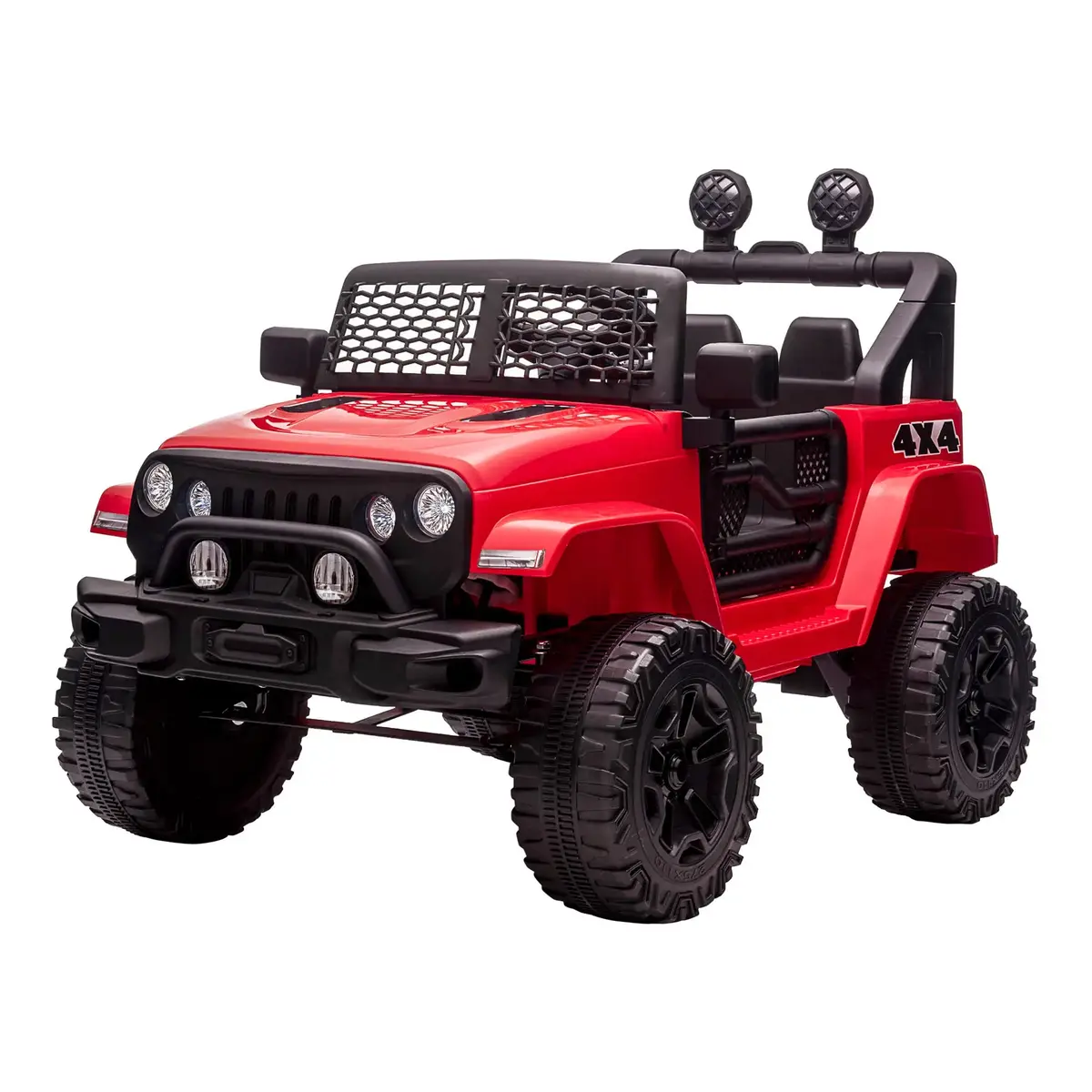 12V Jeep 1 Seater Battery Powered Kids Ride On Car Off Road Truck Toy W/ Parent Remote 1