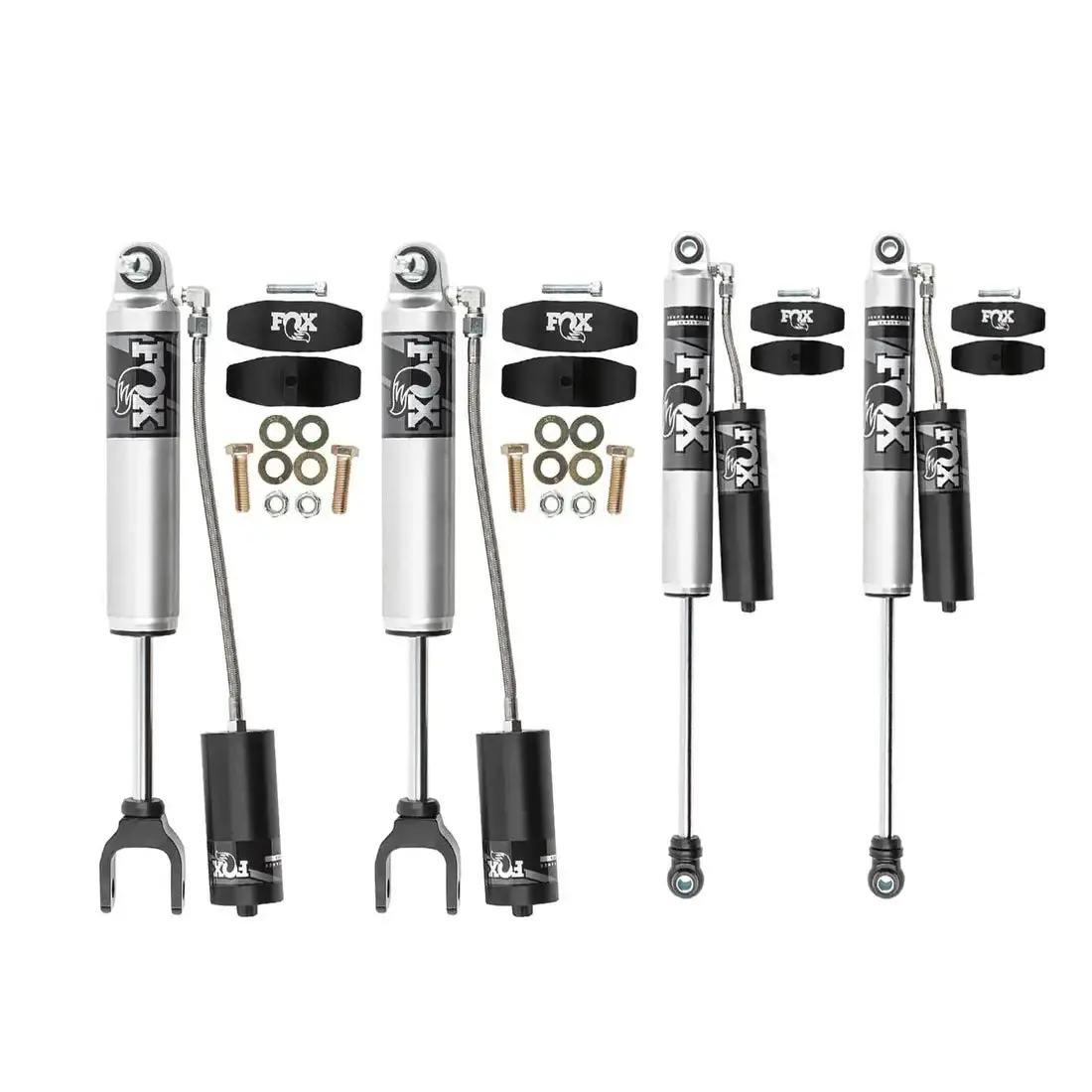 Fox 2.0 Reservoir Shocks - 20+ Gm 2500/3500 - Leveling Kit 1