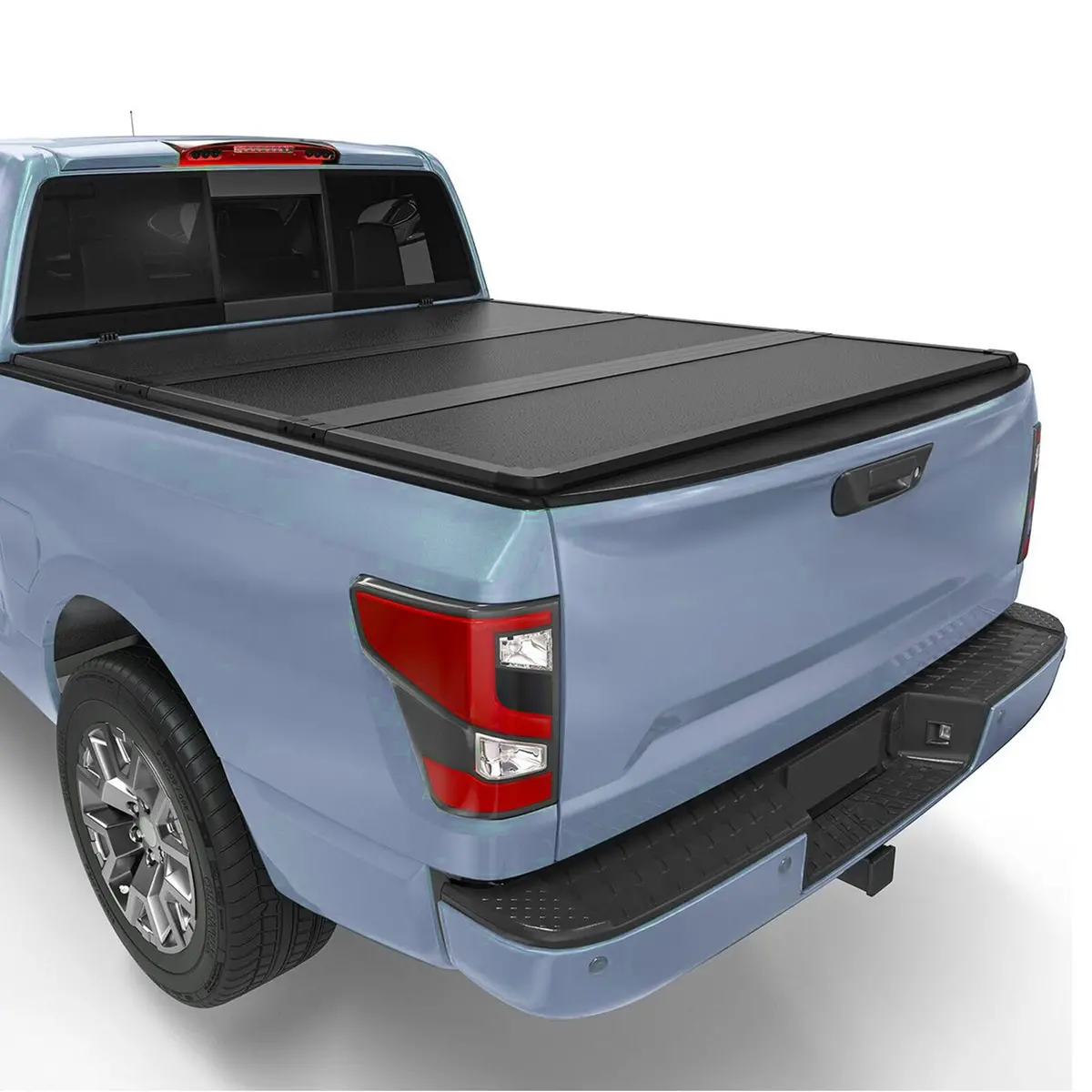Trucktok 2007-2014 Chevy Silverado Sierra 5.8Ft 3-Fold Hard Bed Tonneau Cover 1