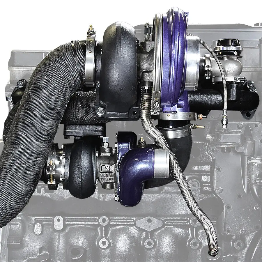 Ats Aurora 3000/5000 | 4000/7500 Compound Turbo System Fits 1994-2007 5.9L Cummins 1