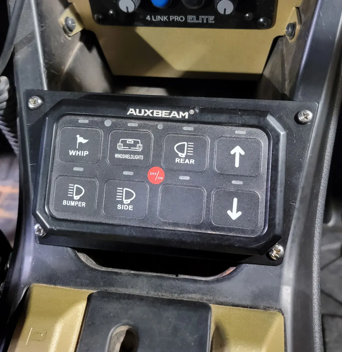 Rzr Pro Xp Pro R Tubro R Switch Panel Mount For Auxbeam And Switch Pros 1