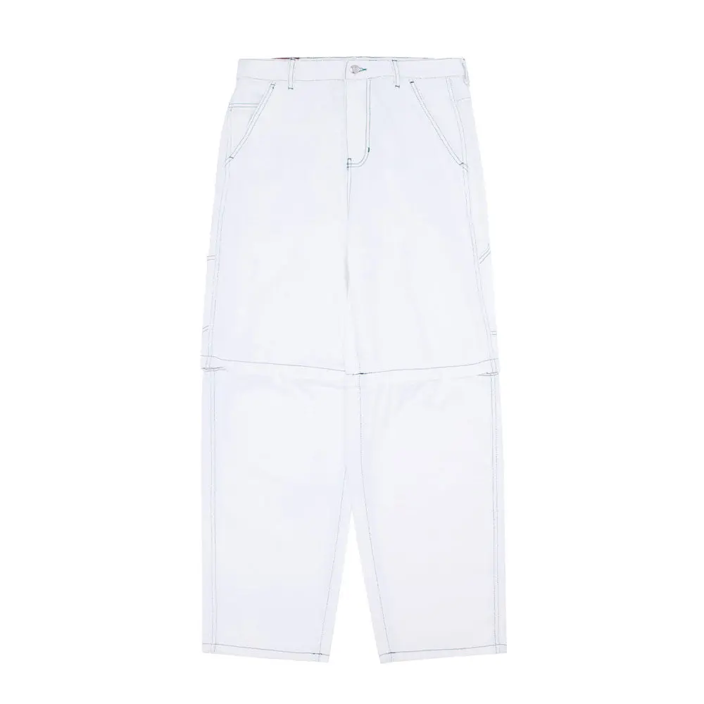Fucking Awesome Baggy Zip Off Carpenter Pants White 1