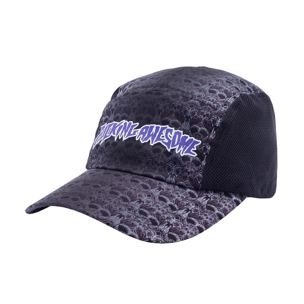 Fucking Awesome Stamp Volley Strapback Hat Black 2