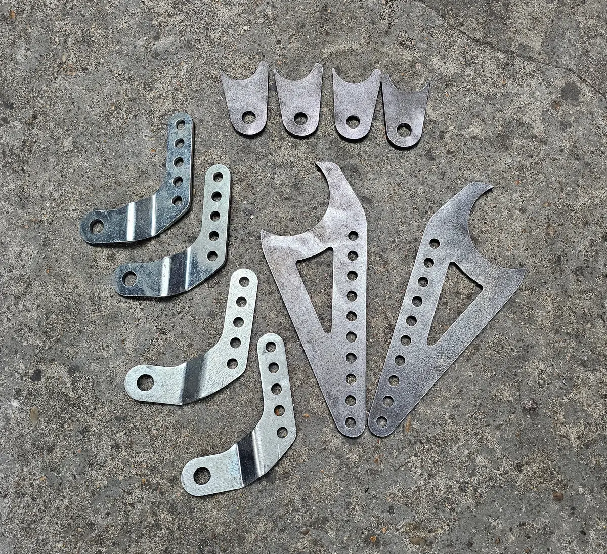 Universal Shock Relocation Brackets W/ Crossbar 1