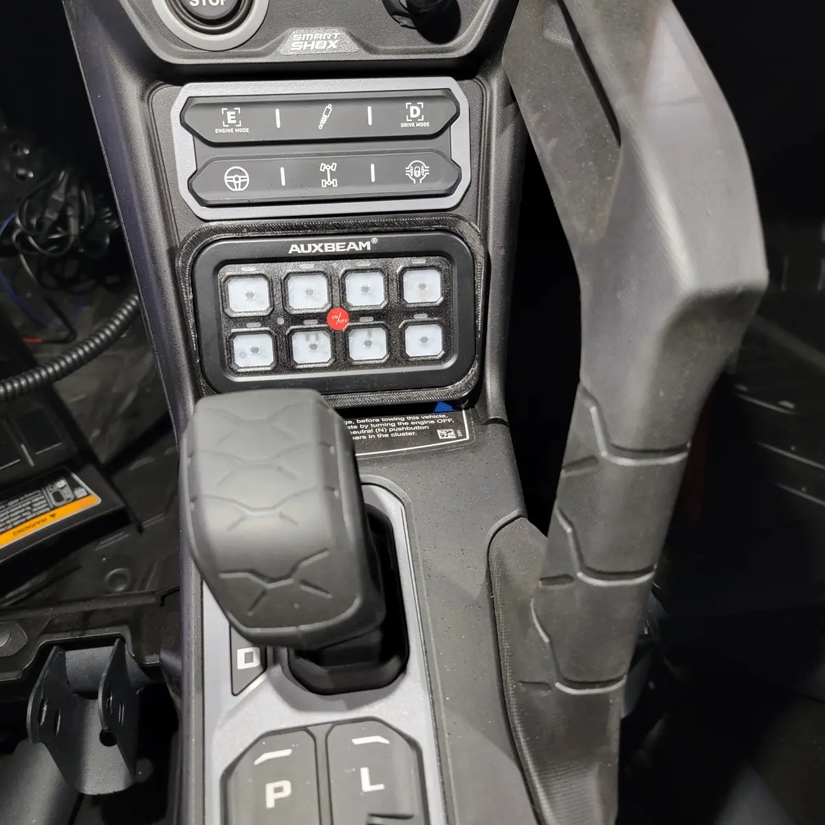 Can-Am Maverick R Auxbeam Ar-800 Switch Panel Complete Installation Kit By Fastlab 1