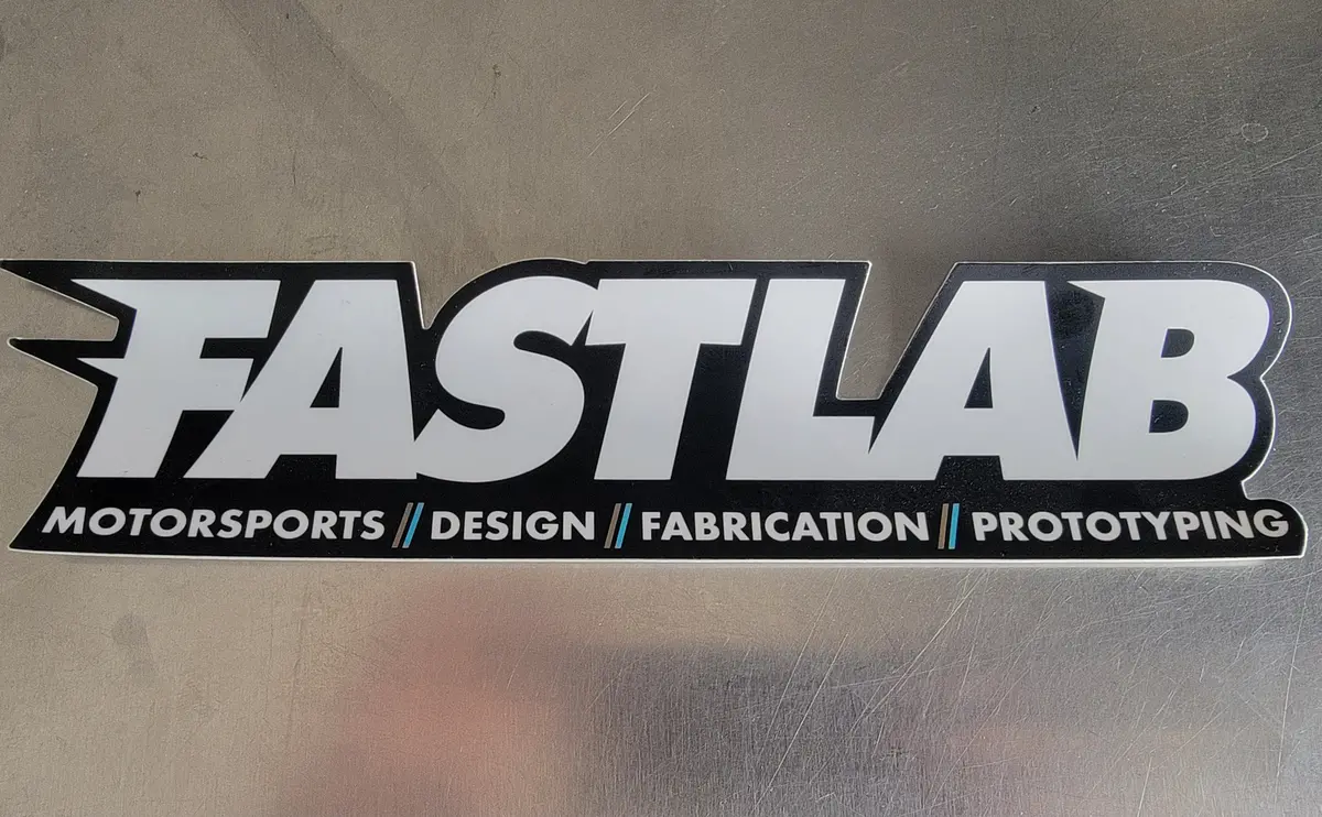 Fastlab Motorsports Bumper Sticker - 11.5" X 2.5" 1