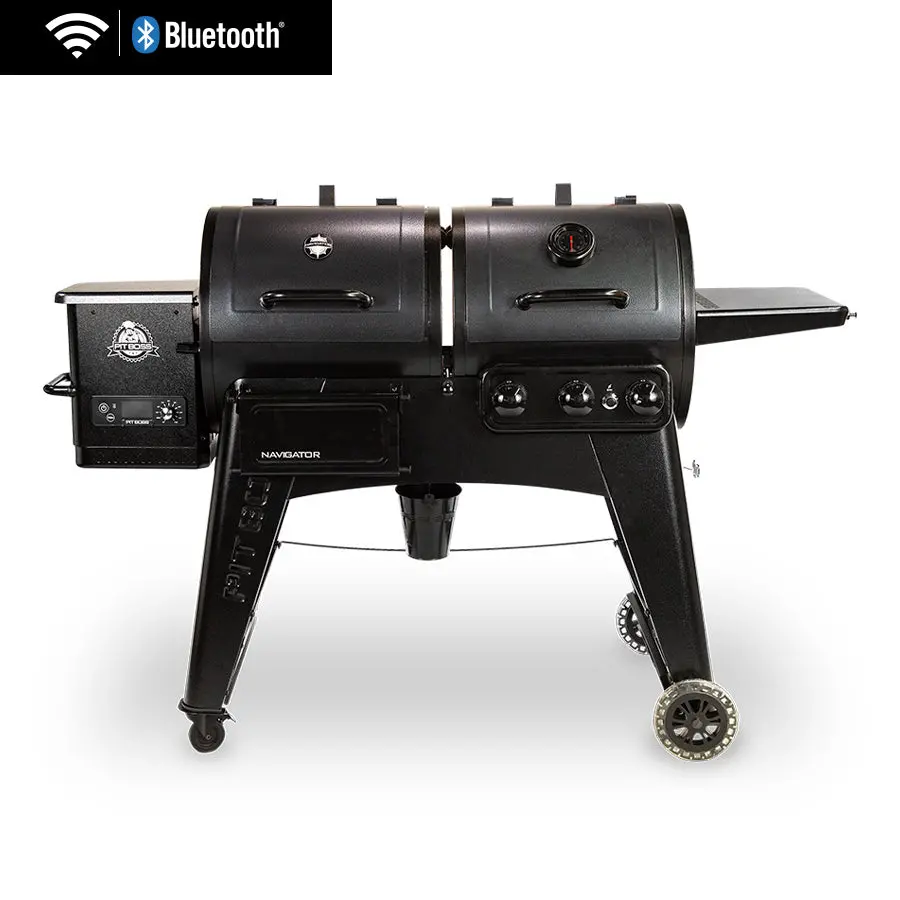 Navigator Pellet/Gas Combo Grill 1