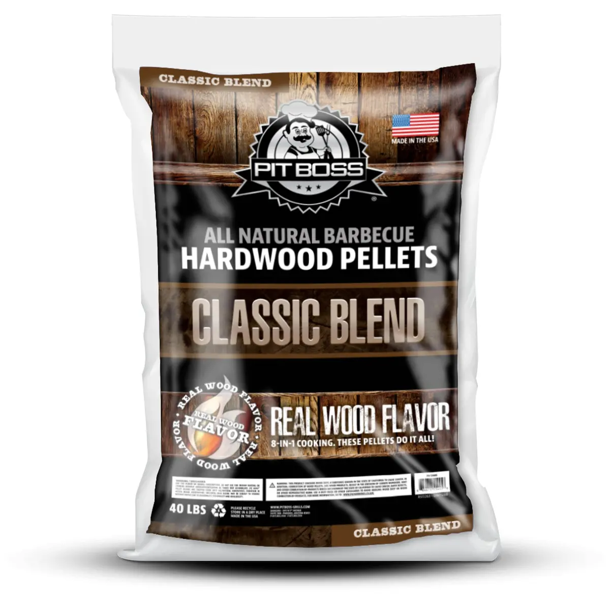 Classic Blend Hardwood Pellets - 40 Lb 1