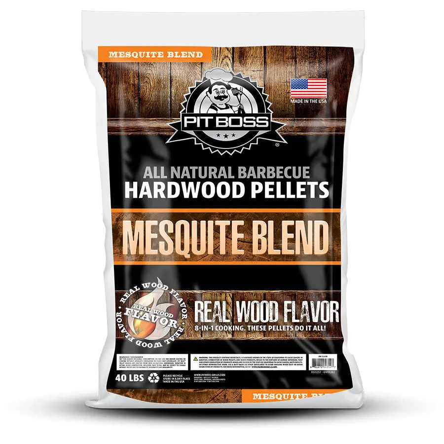 Mesquite Blend Hardwood Pellets - 40 Lb 1