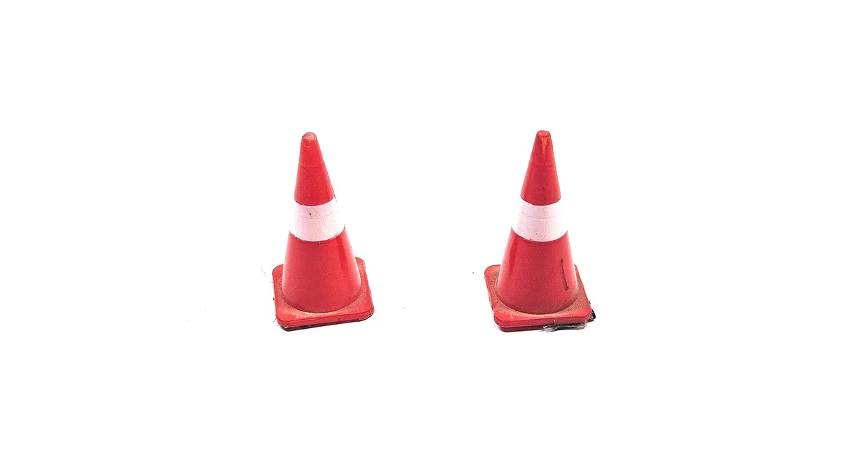 Scale Miniature Pair Of Cones 1
