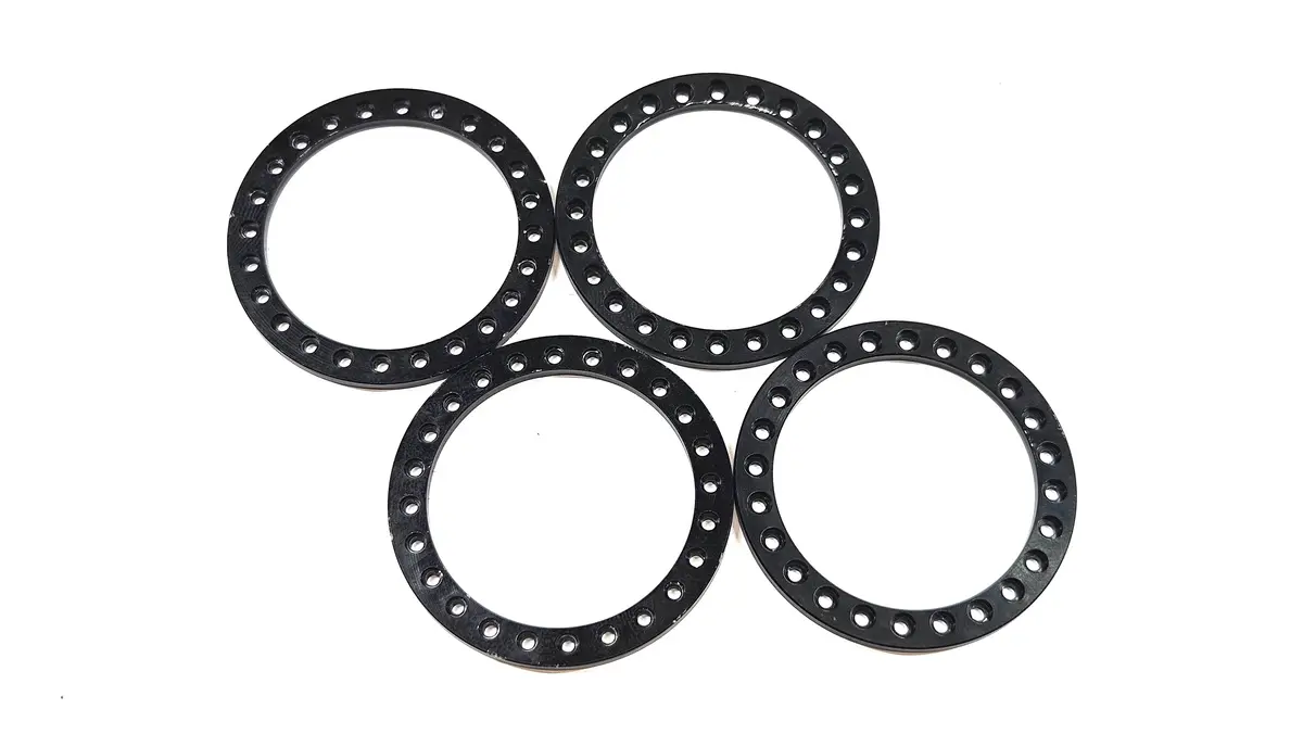 1.9 Aluminum Bead Lock Rings (Black) 1