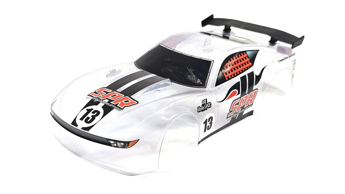 Clear 1/12 Scale Spr On Road Racing Lexan Body Un-Painted 1