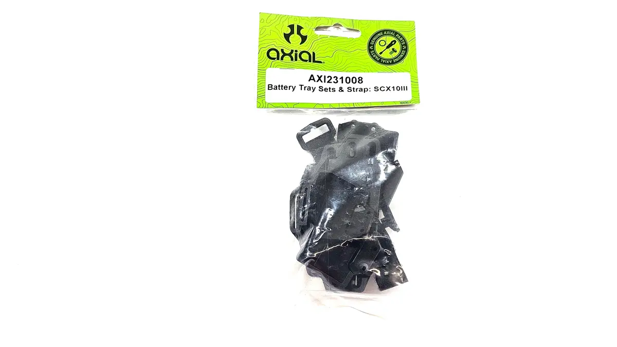 Axial Scx10iii Battery Tray Set & Strap 1