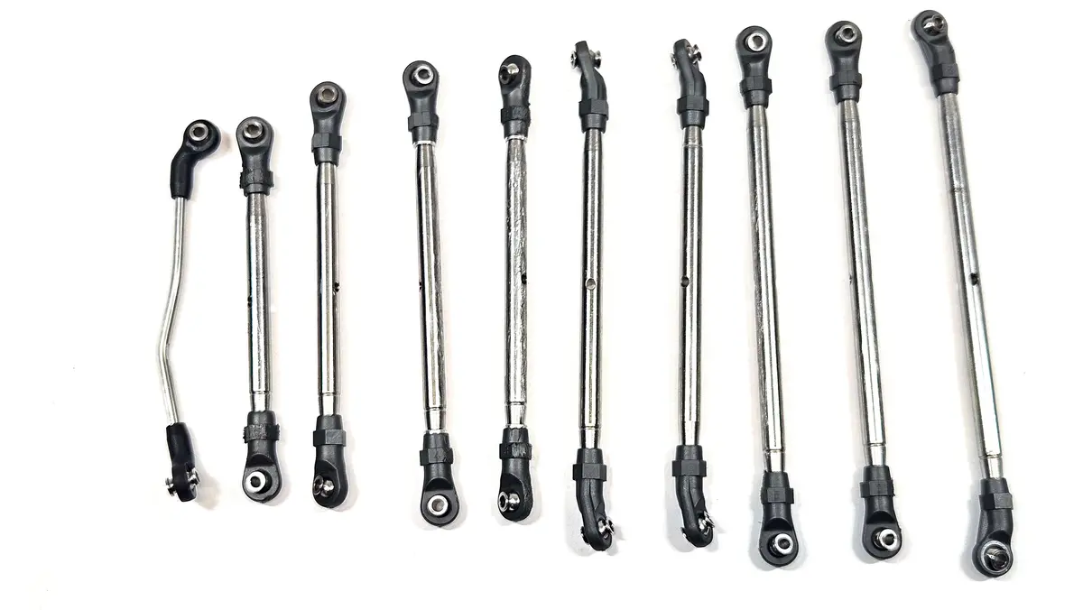 Axial Scx10iii Early Bronco Stainless Link Kit 1