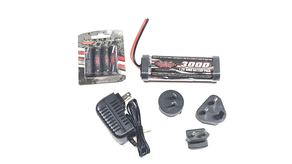 Rc4wd Battery Starter Set W/ Wall Charger 1