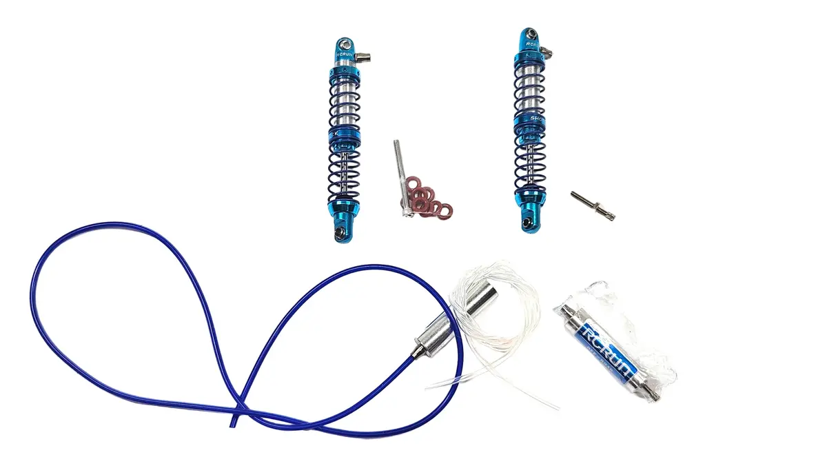 Rcrun Aluminum Scale Coilover Shocks W/ Resivours (2) 1