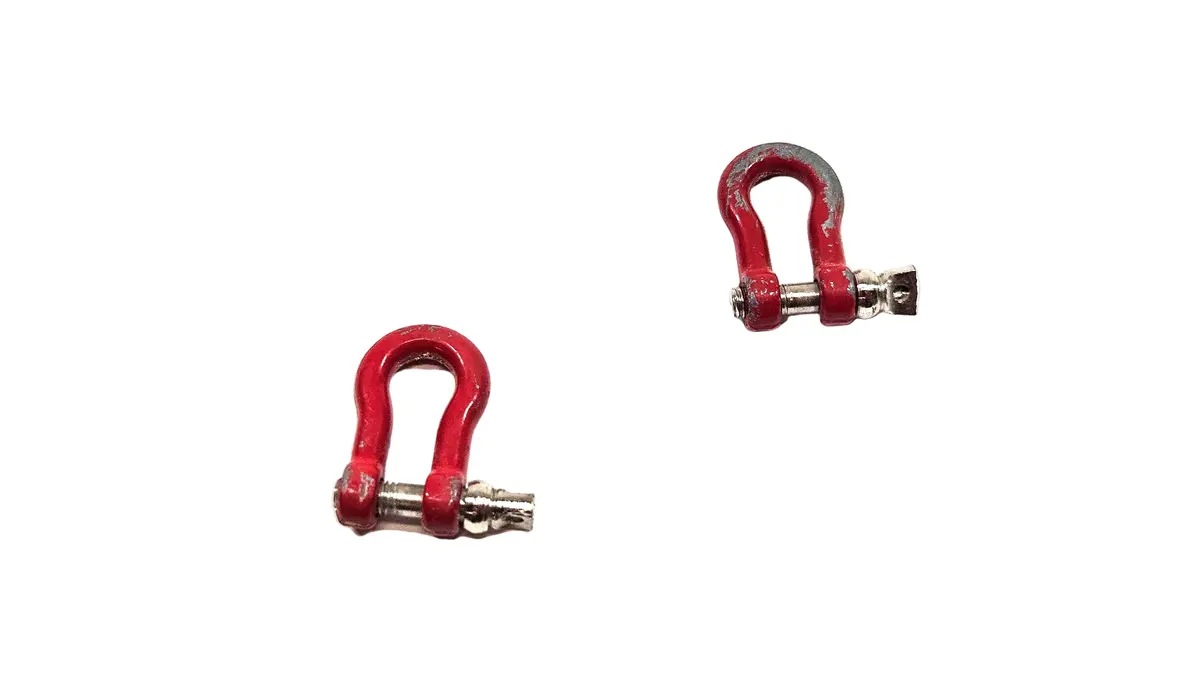 Scale Metal D-Ring Pair 1