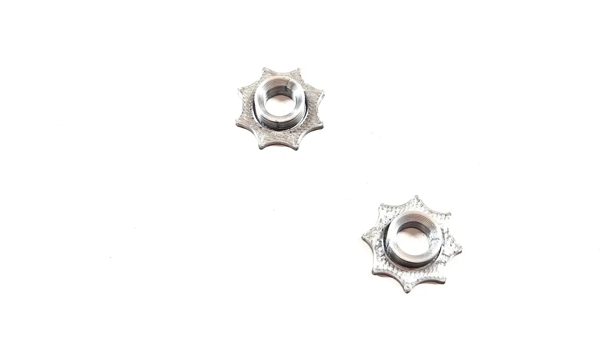 3D Printed Scale Exhaust Pair - Single Star Bezel 1