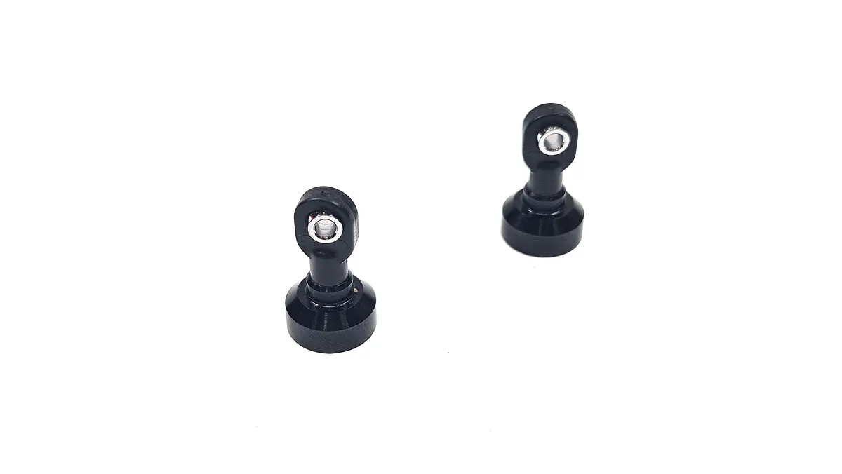 (Black) Dlux Rc Aluminum Big Bore Shock Caps (2) 1