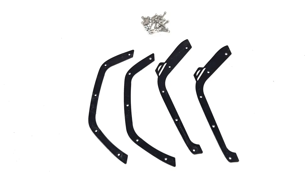 Aluminum Fender Delete Kit For Axial Scx6 Jeep Rubicon 1