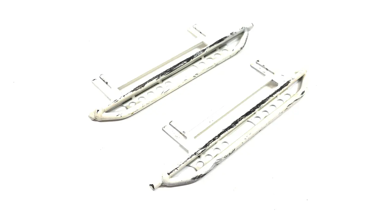 Universal Tube Rock Slider Set Painted White 1