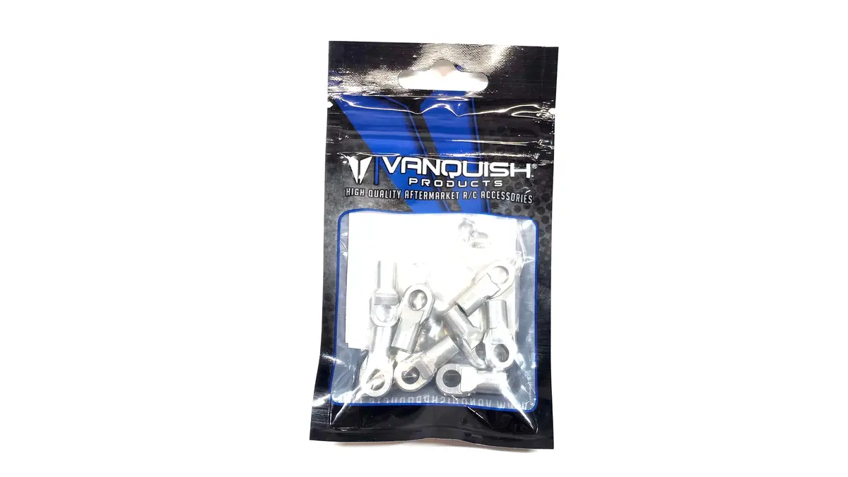 Clear Vanquish Billet Aluminum Rod Ends (8) 1