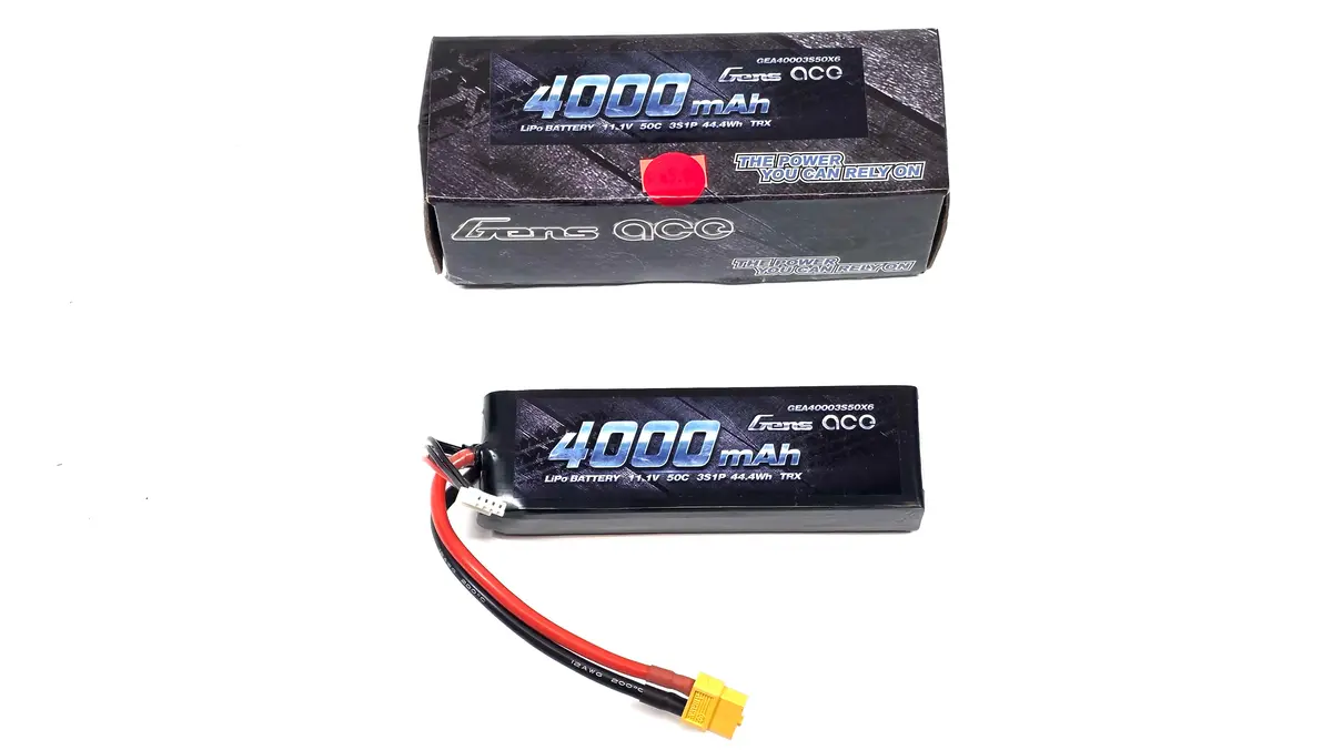 Gens Ace 4000 Mah 11.1V 3S 50C Lipo Battery 1