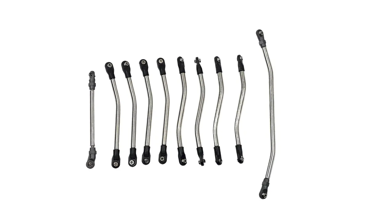 Vanquish Stainless Complete Axial Wraith Link Kit W/ Steering Links 1
