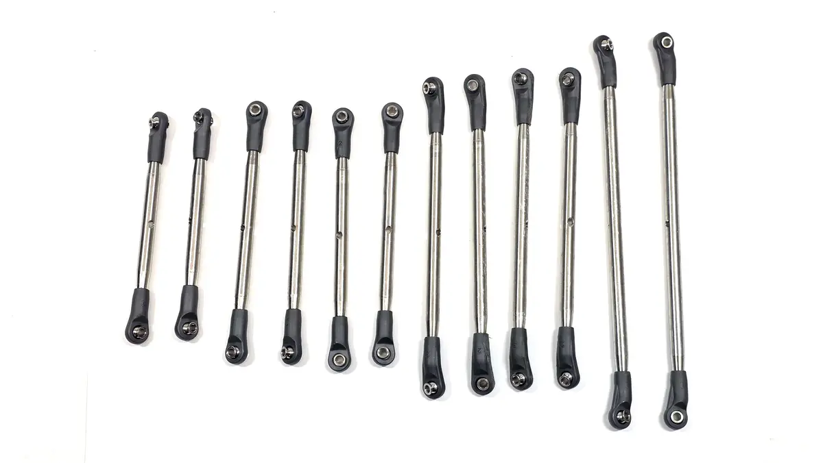 Axial Capra Complete 4 Wheel Steering (4Ws) Stainless Link Kit 1