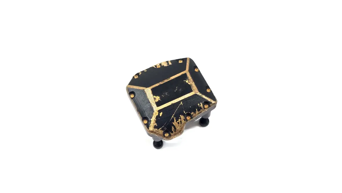 No Name Brass Diff Cover For Axial Ar45 Axle 1