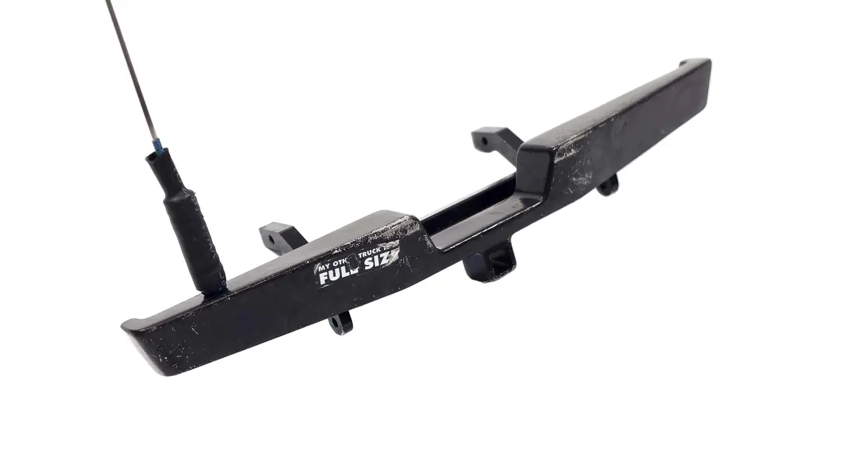 Rc4wd Trail Finder 2 Aluminum Scale Rear Bumper W/ Hitch Mount & Antenna 1