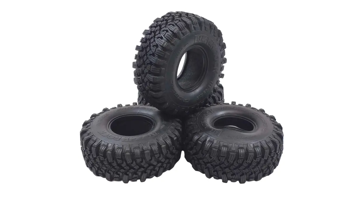 Cross Rc Black Rock 1.9 4.5 Scale Tire Set Of 4 1