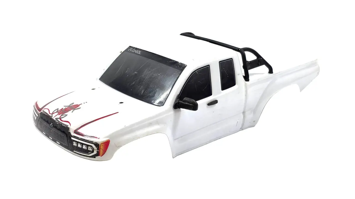 Axial Basecamp Lexan Body W/ Custom Pear White Paint Job 1
