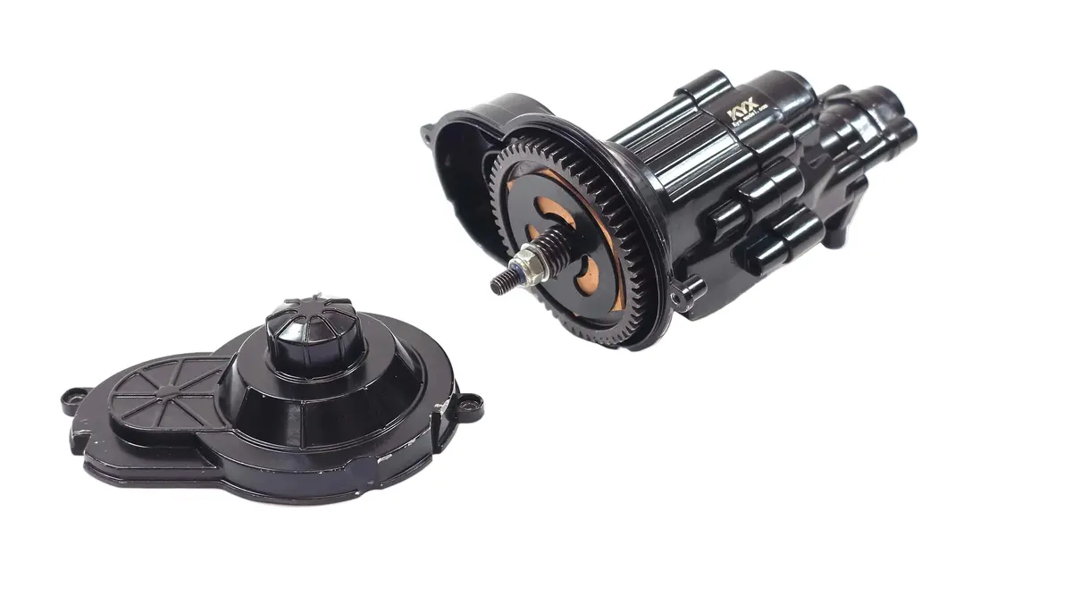 Kyx Complete Scx10ii Kit Style Aluminum Transmission W/ Metal Internal Gear Set 1
