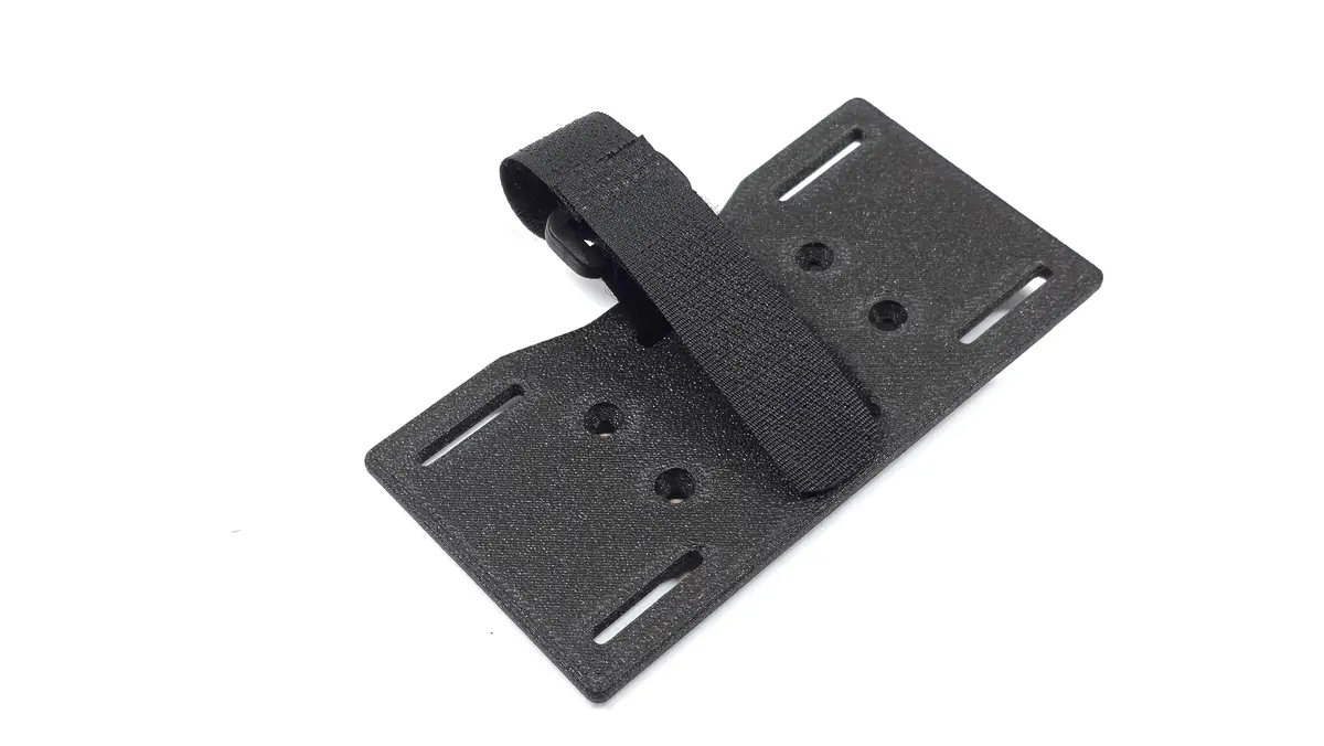 3D Printed Battery Tray W/ Velcro Straps For Element Enduro Chassis 1
