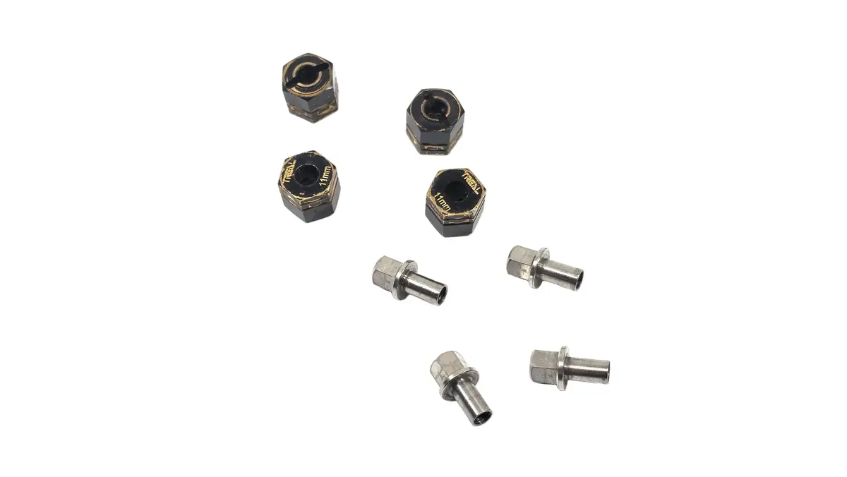 Brass 12Mm Hex W/ Barrel Nuts 1
