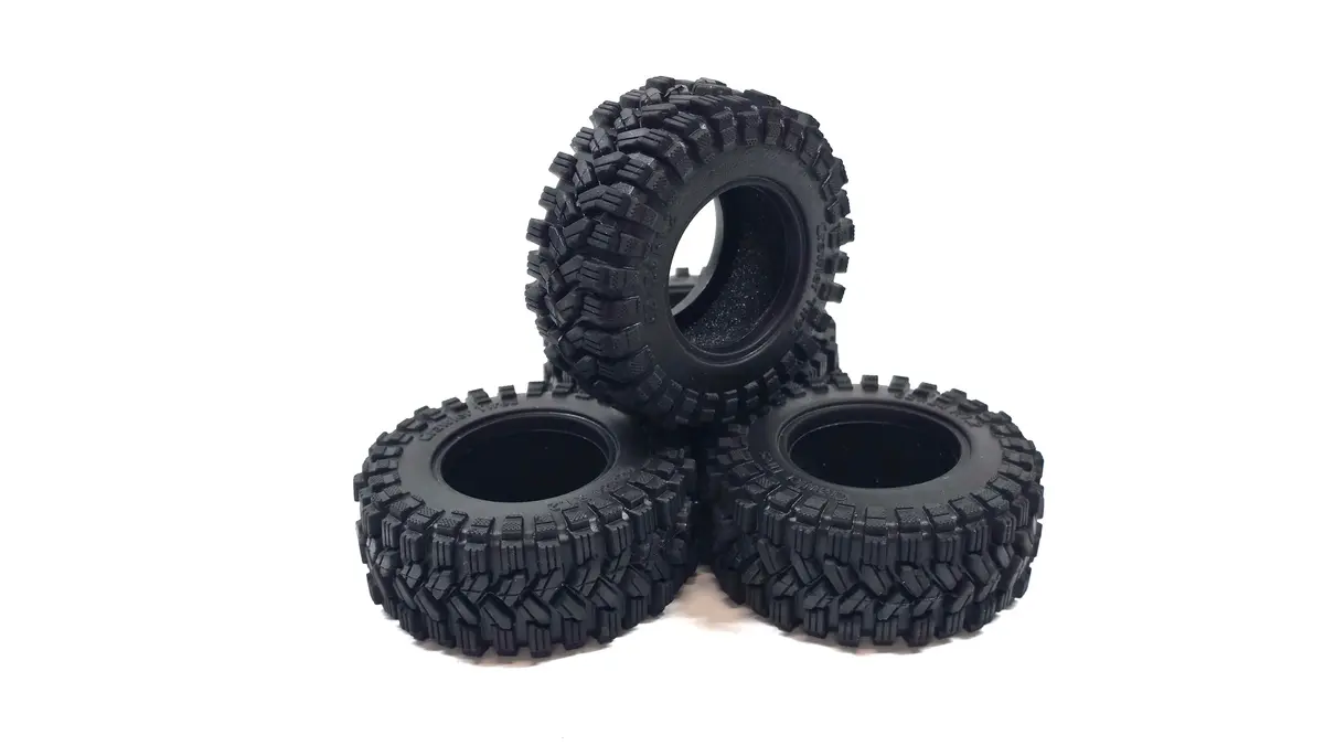 1.2 Scale Crawler Tire Set Of 4 1